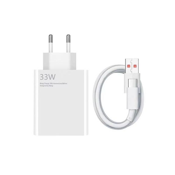 CHARGER XIAOMI COPY1  1PORT QUICK CHARGE FOR ANDROID BOX 33W شاحن سريع مخرج واحد مع كبل تايب سي ,Smartphones & Tab Chargers