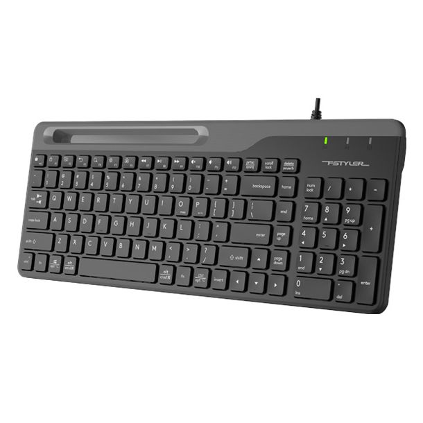 KEYBOARD A4TECH FK25 USB ULTRA-SLIM  12 FN MULTIMEDIA HOTKEYS, Keyboard