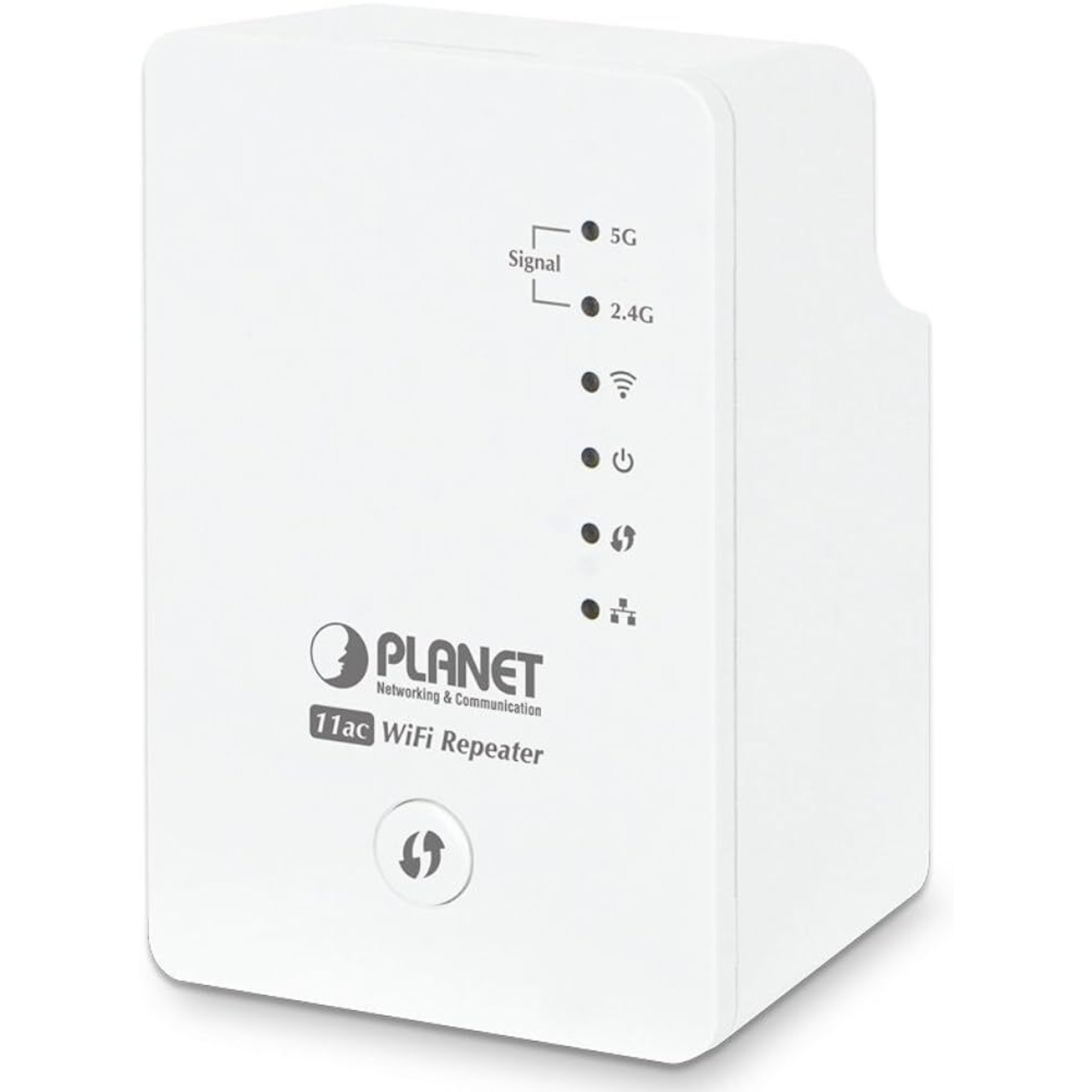 RANGE EXTENDER+REPEATER PLUG WIRELESS-N AC1200Mbps+LAN 10/100/1000 PLANET WRE-1200 Dual Band WALL PLIG WiFi ,Wirless & Switch