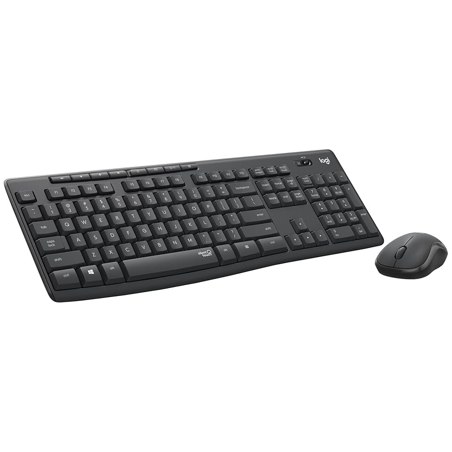 WIRELESS COMBO KEYBOARD & MOUSE LOGITECH  MK295 SILENT ,Keyboard