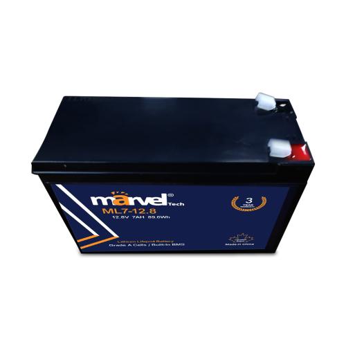 BATTERY MARVEL LIFE PO4 12V/7AH ML LFP DEEP CYCLE LITHIHM   بطاريه ليثيوم ML7-12.8V ,Batteries