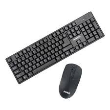 KEYBOARD WIRELESS JEDEL+MOUSE WS732 COMBO BLACK ,Keyboard