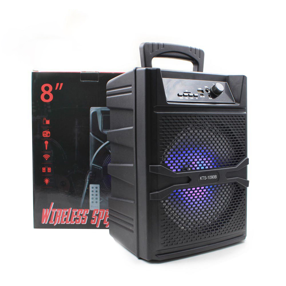 SPEAKER BLUETOOTH KTS-1090 FOR MP3 & MOBILE & FM & SD CARD USB & MIC 8.0 INCH ,Speakers