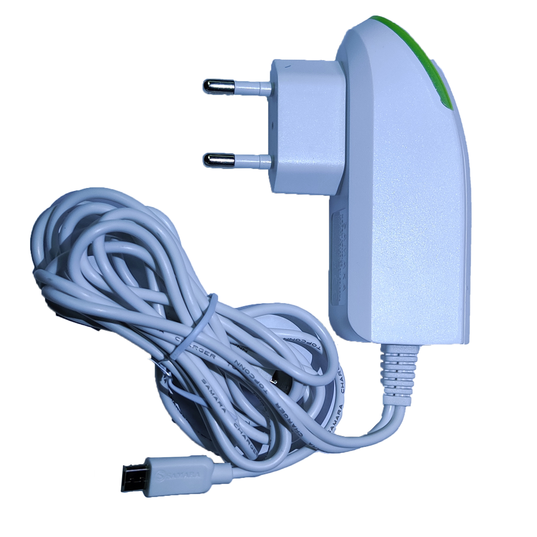 CHARGER SAMARA 2.4A FOR SMARTPHONE AND TABLET ANDROID  LT11 شاحن مع كبلة مايكرو مدمج مع مخرج اضافي ,Smartphones & Tab Chargers