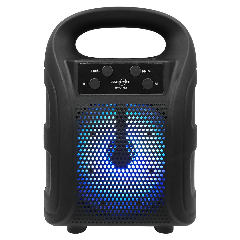 SPEAKER BLUETOOTH GTS-1386 FOR MP3 & MOBILE & FM & SD CARD USB 4.0 INCH 5W ,Speakers