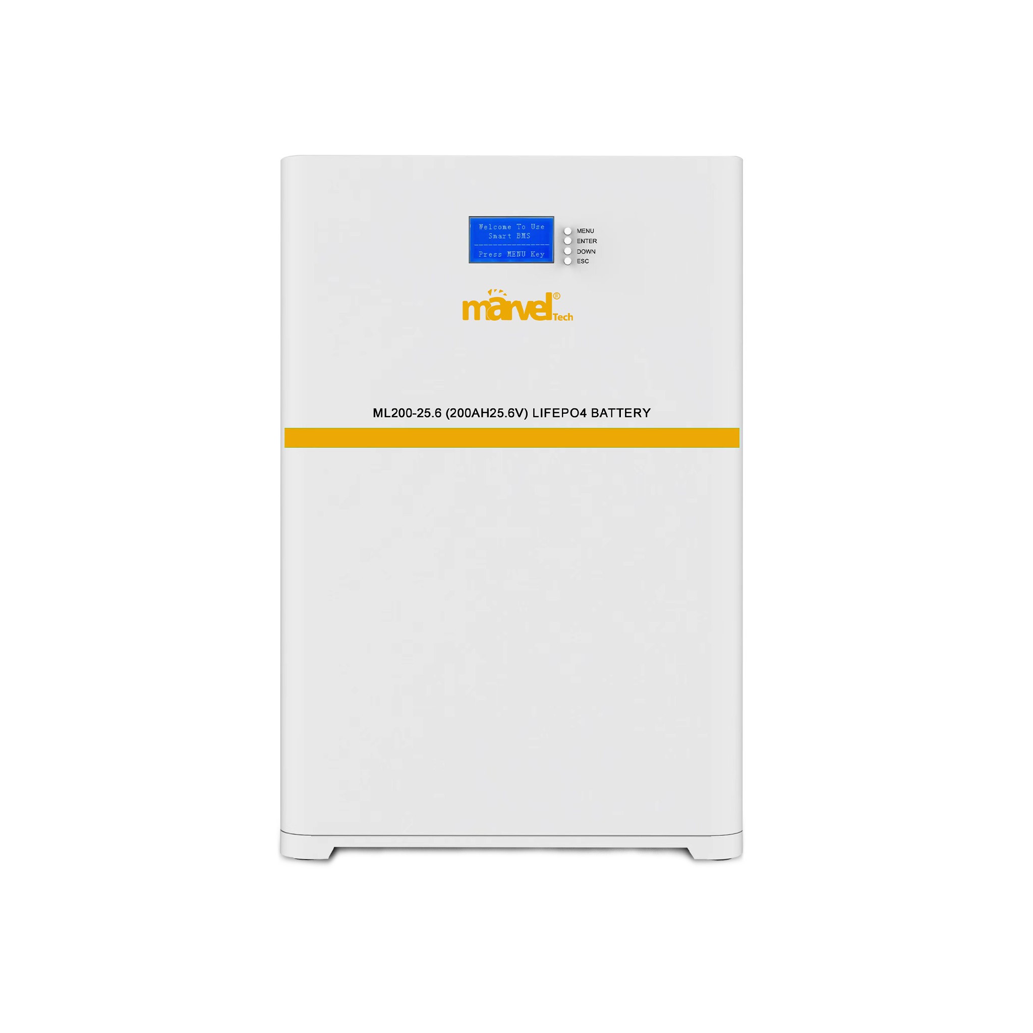 BATTERY MARVEL LIFE PO4 24V/200 AH DEEP CYCLE LITHIHM /6000 CYCLES ML-200Ah /24// بطاريه ليثيوم /  25.6
Wall box ,Batteries