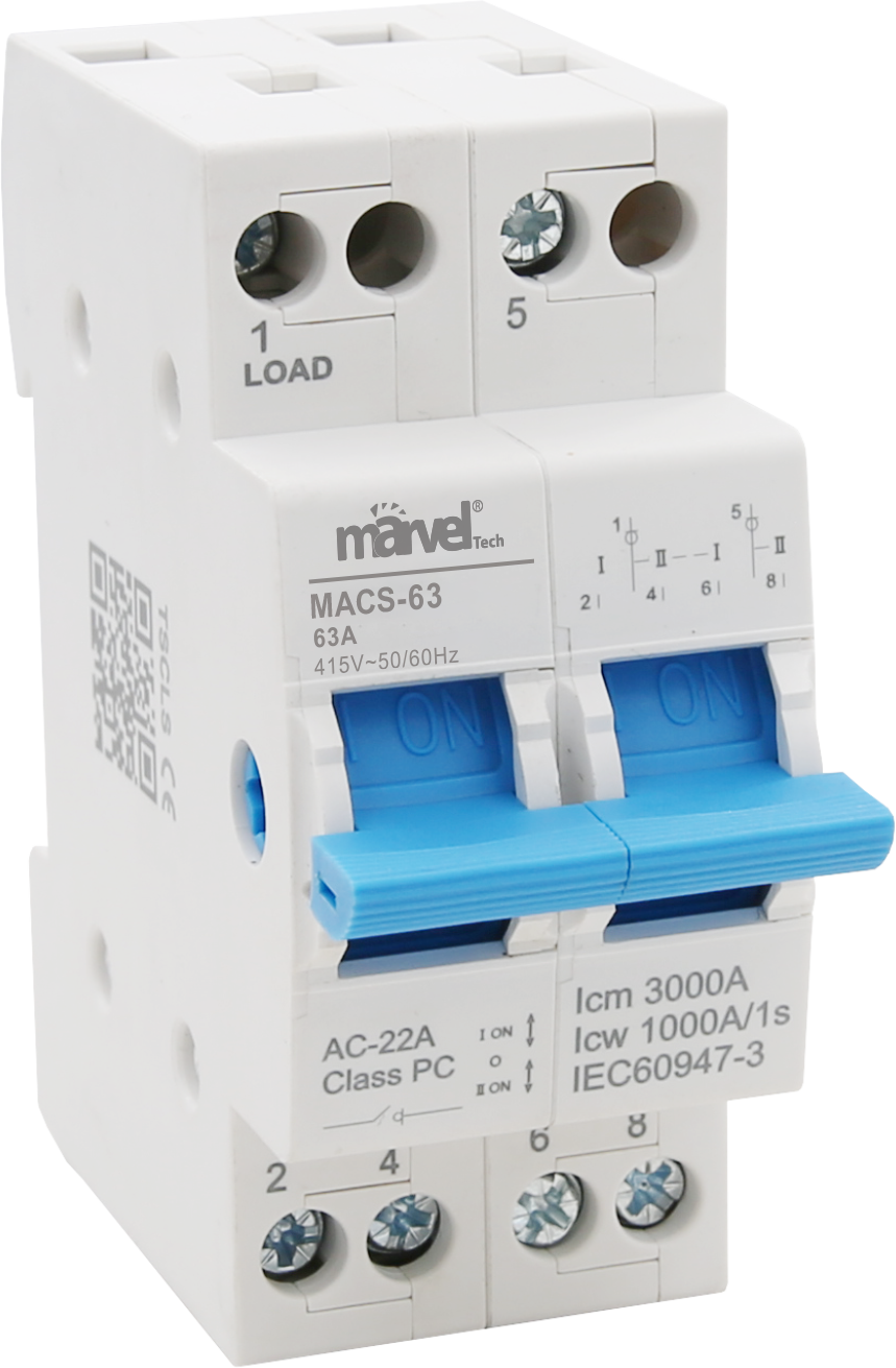 CIRCUIT BREAKER MARVEL 2P 63A 800vdc قاطع مجوز DC ,Electrical Accessories