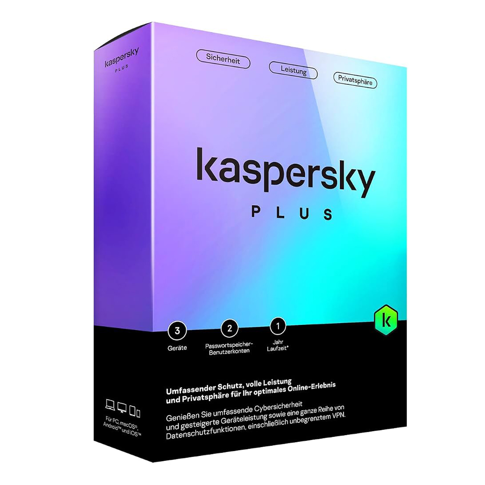KASPERSKY PLUS SECURITY + VPN SECURE 5 USER 1 YEAR ,KASPERSKY