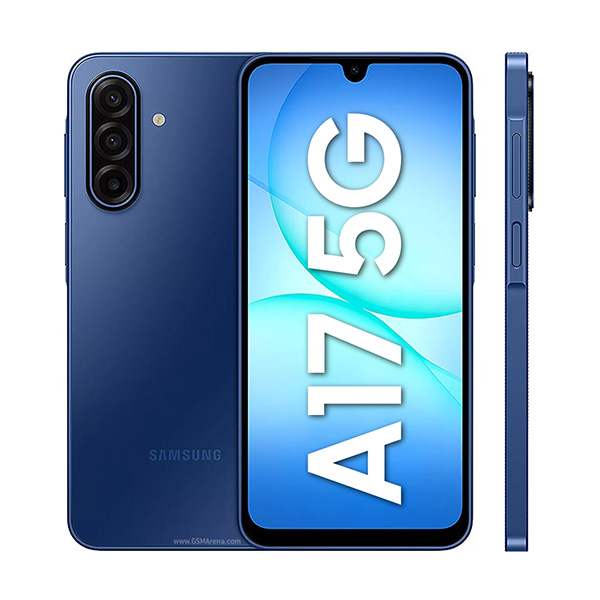 MOBILE PHONE SAMSUNG 6.7 OCTA CORE 2X2.2GHZ 4GB 128GB DUAL SIM GALAXY A17 BLUE ,Android Smartphone