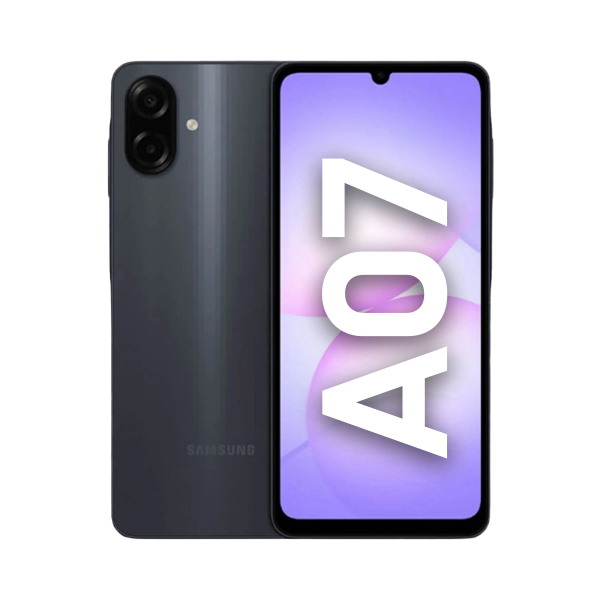 MOBILE PHONE SAMSUNG 6.7 OCTA CORE 2x2.2GHZ 4GB 64GB DUAL SIM GALAXY A07 BLACK ,Android Smartphone