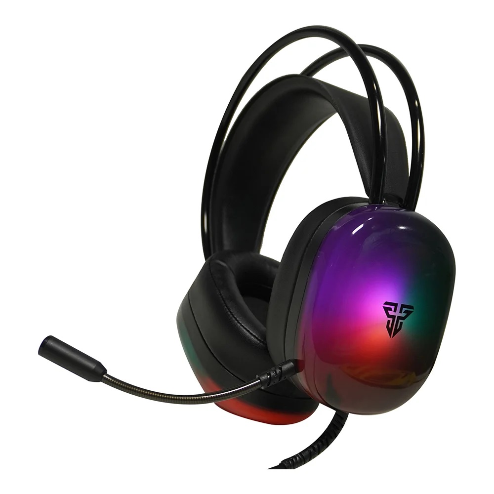GAMING HEADPHONES FANTECH  HG29 AURORA 7.1  VIRTUAL SURROUND SOUND  RAINBOW LIGHTING USB ,Headphones & Mics