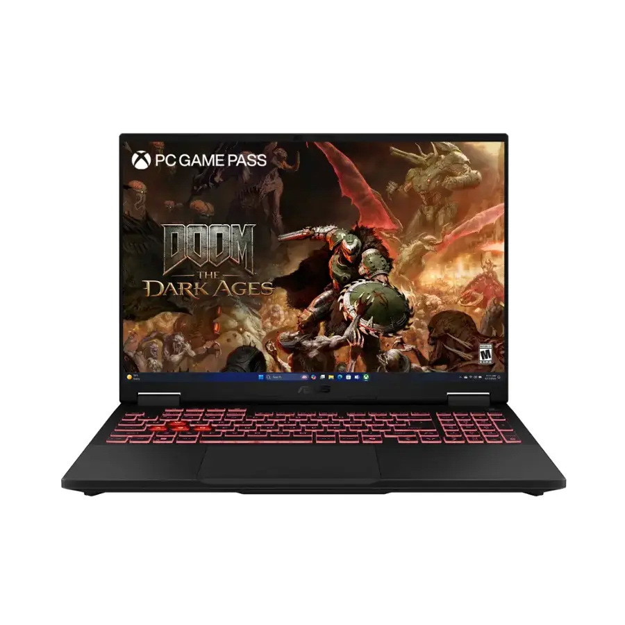 NOTEBOOK ASUS GAMING A16 FA608UP-A16.R95070 AMD RYZEN R9 270 4.0GHz UP TO 5.2GHz 24M 32G DDR5 SSD1T VGA NVIDIA RTX5070 8GB GDDR7 16.0 WIN11 JAEGER GRAY ,Laptop Pc