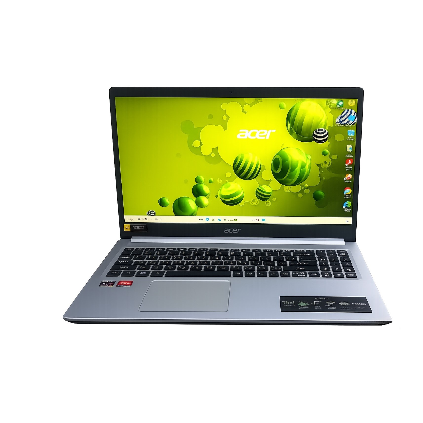 NOTEBOOK ACER ASPIRE A515-45 AMD RYZEN3-5300U 2.6 UP TO 3.80GHz 4M/ 8G DDR4 SSD 256G AMD RADEON VEGA  FHD 15.6 SILVER WIN11 HOME مستعمل بطاريه ساعتين ,Used Laptops