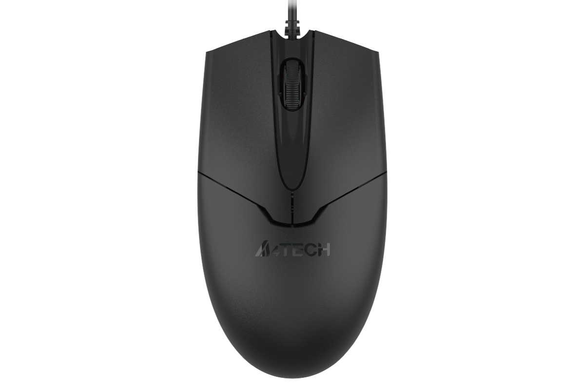 MOUSE A4TECH OPTICAL OP-550S  SILENT 1200 DPI BLACK USB ,Mouse