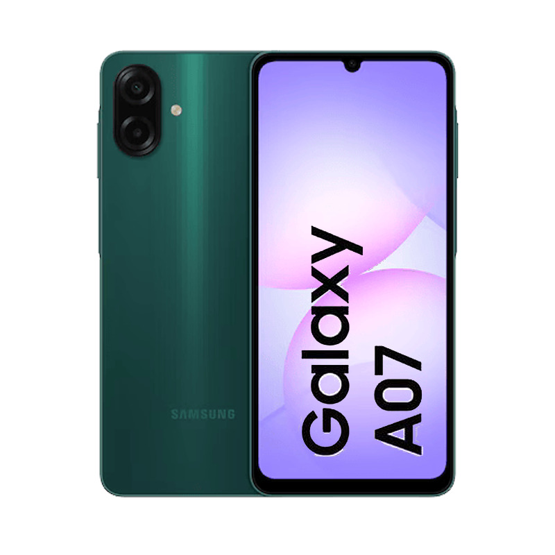 MOBILE PHONE SAMSUNG 6.7 OCTA CORE 2x2.2GHZ 6GB 128GB DUAL SIM GALAXY A07 WITH CHARGER / GREEN ,Android Smartphone