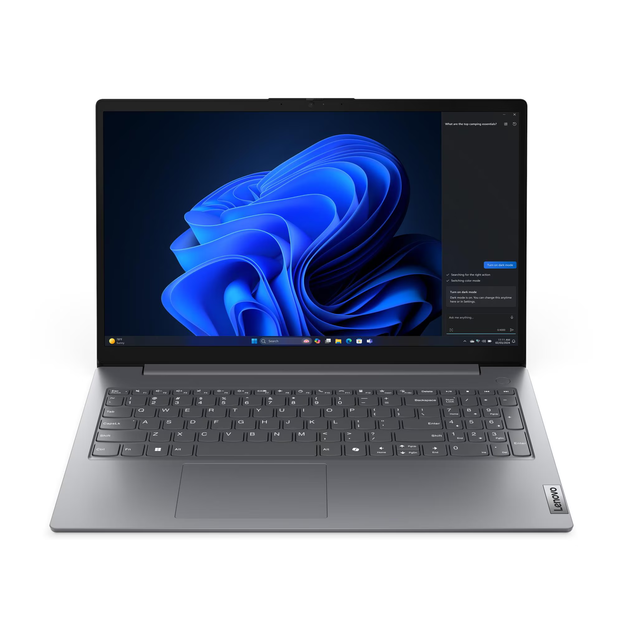 NOTEBOOK LENOVO V15 G5 I5 13420H 2.1 UP 4.6 12M 8G DDR5 SSD512G VGA INTEL 15.6 GRAY ,Laptop Pc