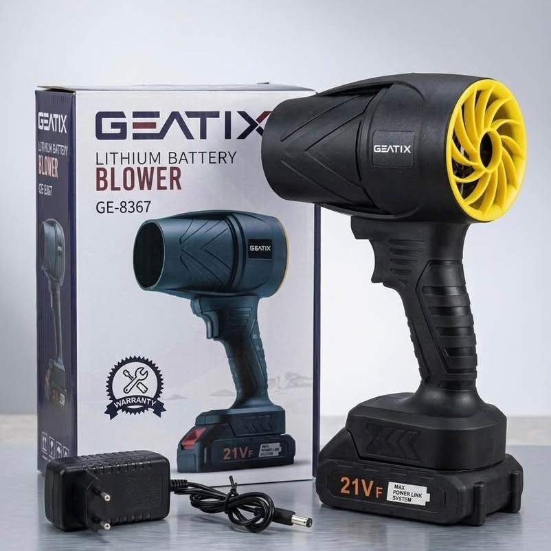 GEATIX LITHIUM BATTERY BLOWER 300W 1200MAH /32000RPM /GE-8367/فرد هواء ببطاريه ليثيوم ,Other Acc