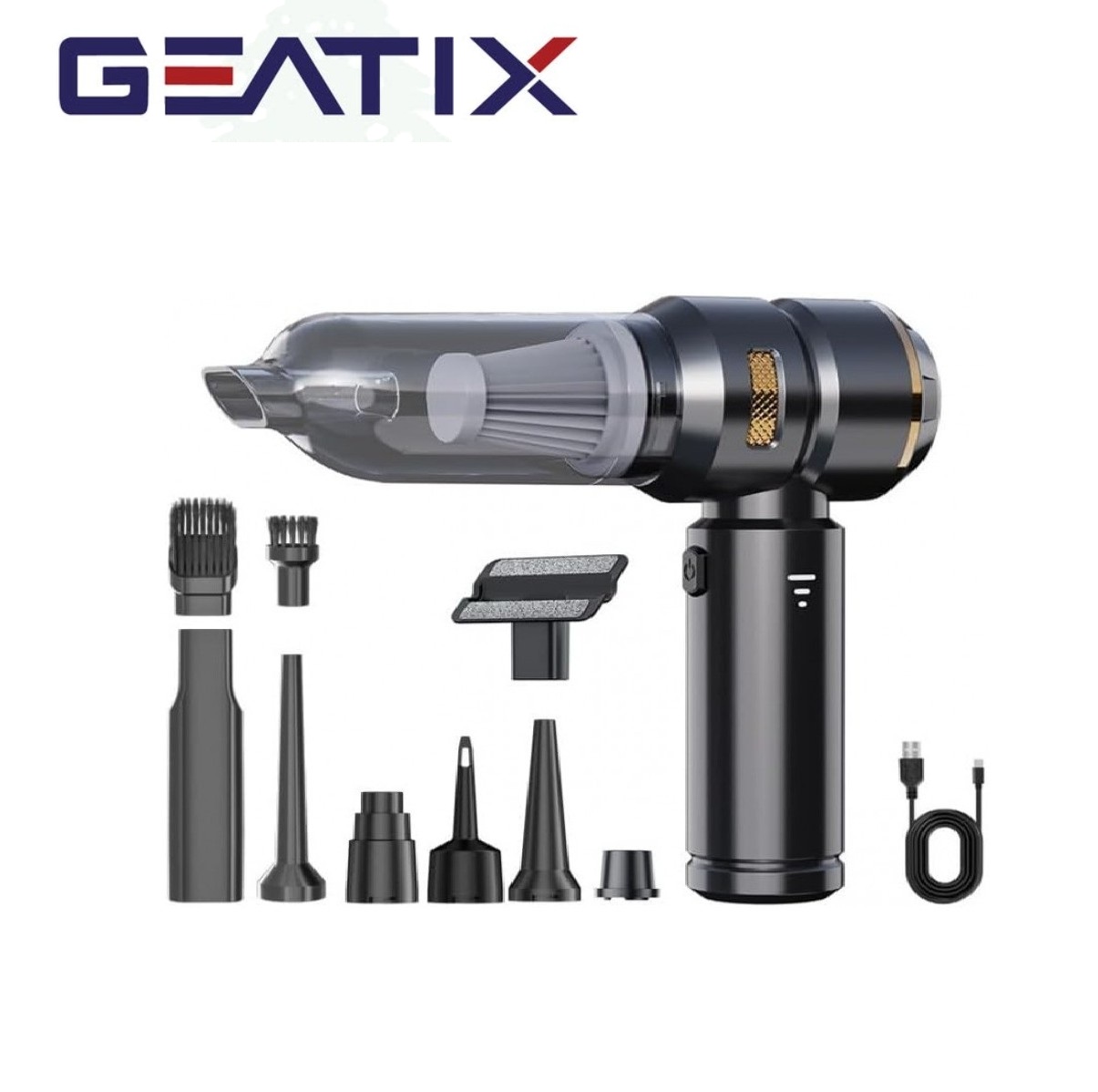 GEATIX VACUUM CLEANER LITHIUM BATTERY BLOWER 17000PA  2000MAH /32000RPM /GE-121/مكنسه شفط ببطاريه ليثيوم ,Other Acc