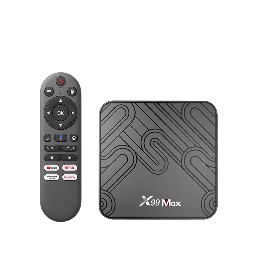 SMART TV BOX ANDROID X99 MAX - QUAD CORE RAM 2G / ROM 16G - 8K - WIFI - HDMI -2 PORT USB - LAN - ANDROID 14 ,Other Smartphone Acc