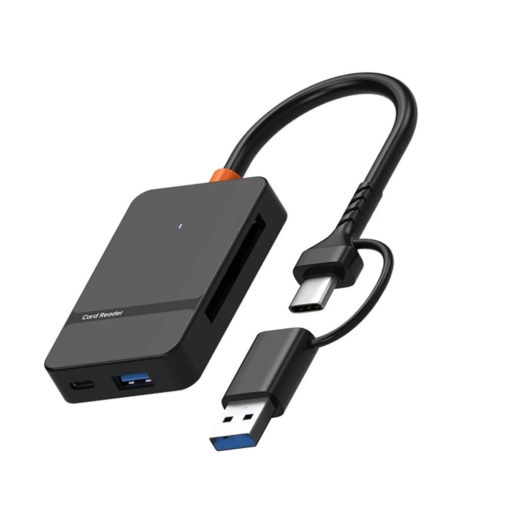 CARD READER 8 IN 1+ USB3.0 + TYPE C /HUB / SD/TF/MS/CF/SDXC/ADS-316 ,Flash Card